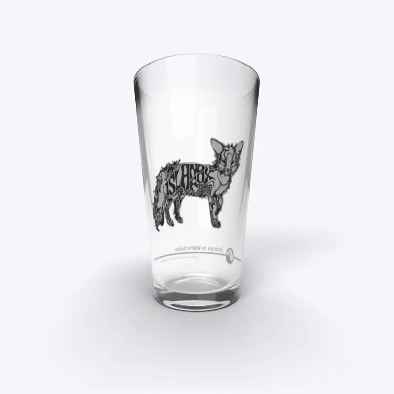 Island Fox Pint Glass